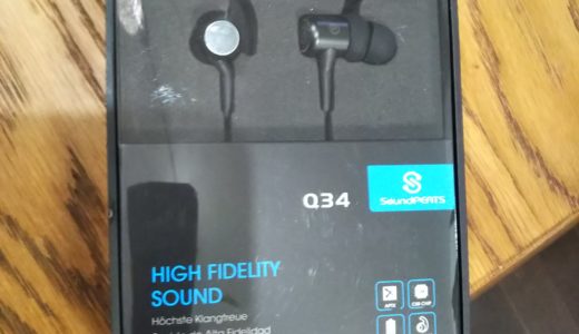 Bluetooth ワイヤレスイヤホン SoundPEATS Q34 使ってみて